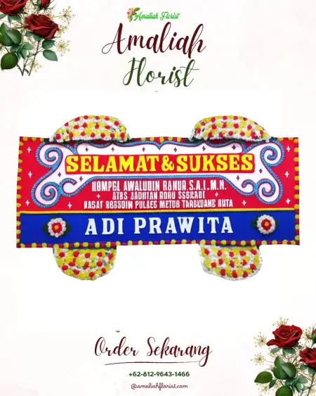 Papan Bunga Ucapan Selamat Ranca Labuh